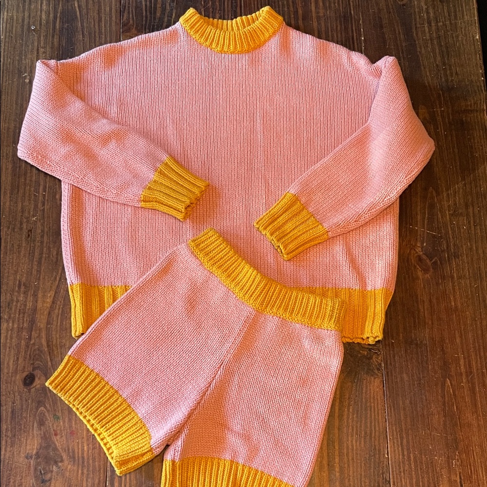 Blanca Chambord Sweater Shorts Set XS/S